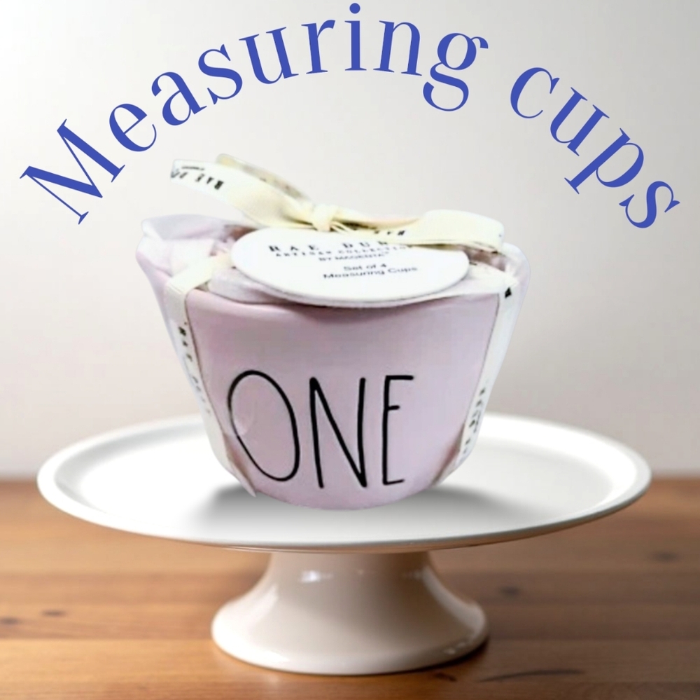 NWT Rae Dunn Lavender ONE Measuring Cups Set